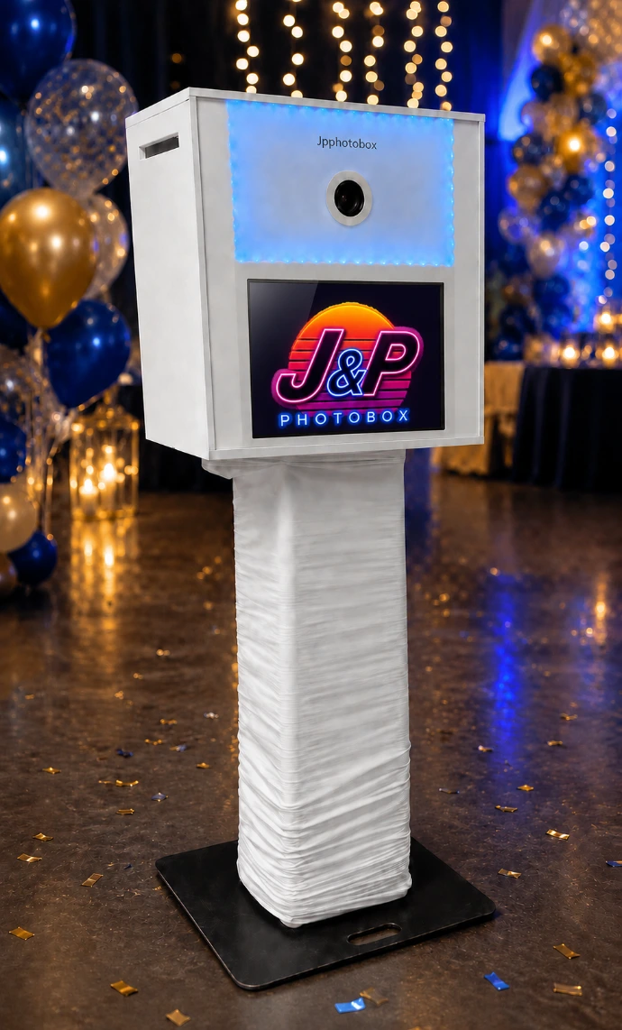 Photobooth Jpphotobox installé pour un événement à Charleroi